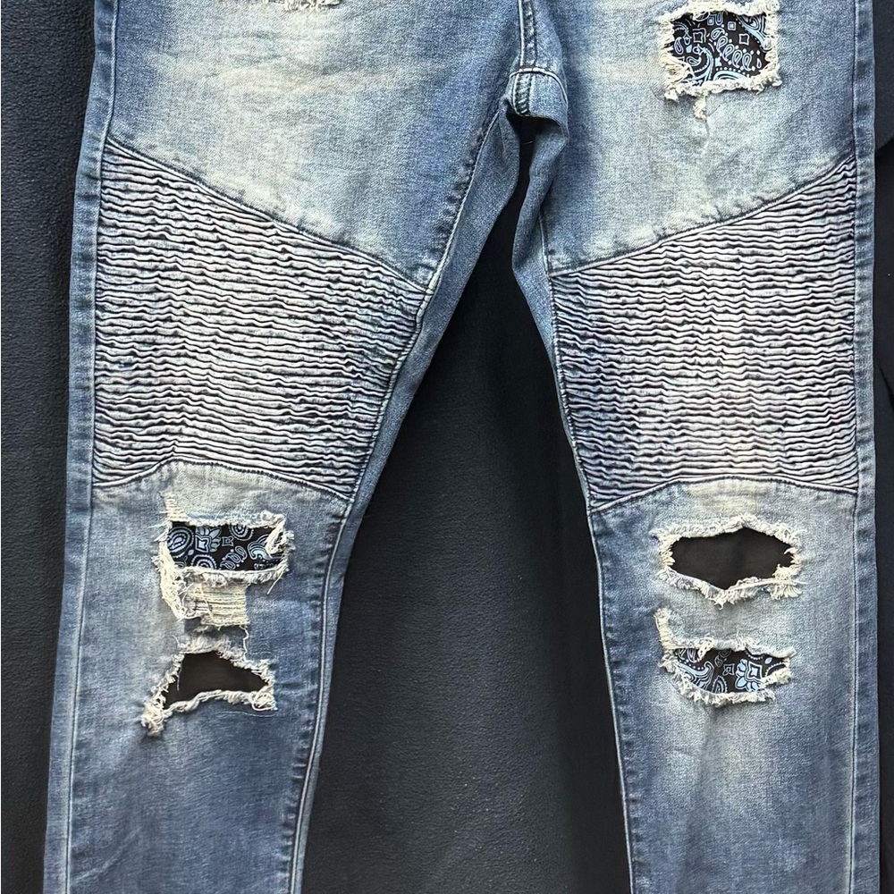 rue21 Men's Light Blue Slim Straight Jeans